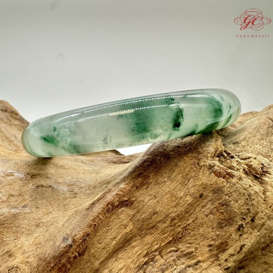【肌容雪】天然非洲翠-翠湖之心鐲 編號F04(鐲圍59.0mm#18.5號) 【肌容雪】天然非洲翠-翠湖之心鐲 編號F04(鐲圍59.0mm#18.5號)
