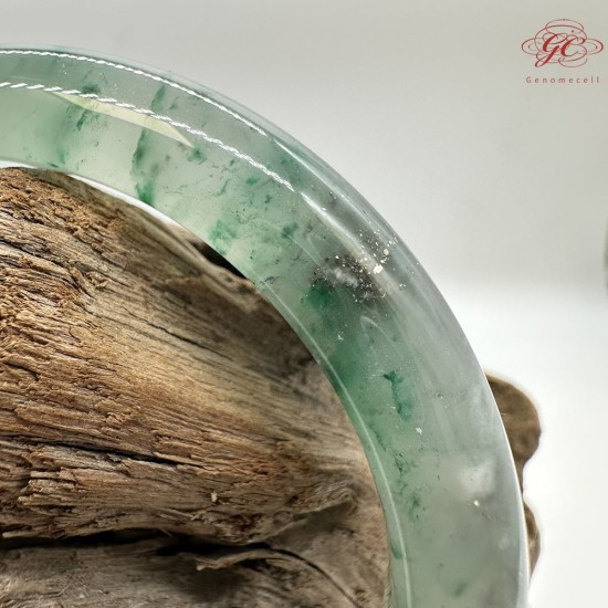 【肌容雪】天然非洲翠-翠湖之心鐲 編號F04(鐲圍59.0mm#18.5號) 【肌容雪】天然非洲翠-翠湖之心鐲 編號F04(鐲圍59.0mm#18.5號)