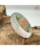 【肌容雪】天然非洲翠-薄霧翠綠鐲 編號F05(鐲圍59.0mm#18.5號) 【肌容雪】天然非洲翠-薄霧翠綠鐲 編號F05(鐲圍59.0mm#18.5號)