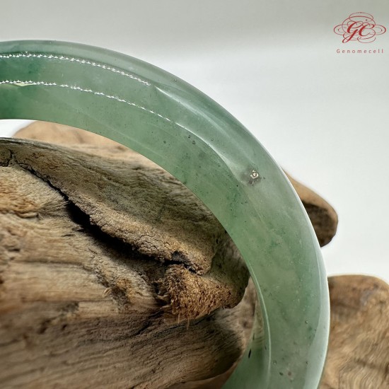 【肌容雪】天然非洲翠-晨曦碧影翠鐲 編號F08(鐲圍59.0mm#18.5號) 【肌容雪】天然非洲翠-晨曦碧影翠鐲 編號F08(鐲圍59.0mm#18.5號)