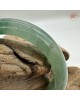 【肌容雪】天然非洲翠-晨曦碧影翠鐲 編號F08(鐲圍59.0mm#18.5號) 【肌容雪】天然非洲翠-晨曦碧影翠鐲 編號F08(鐲圍59.0mm#18.5號)