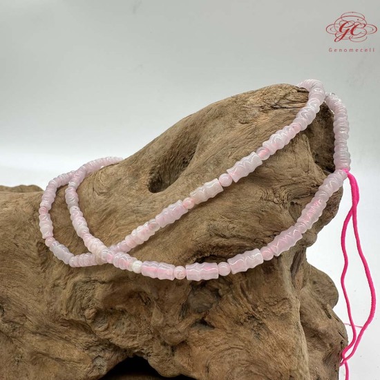 【肌容雪】天然緬甸A貨翡翠竹節珠多圈珠串鍊 編號1005