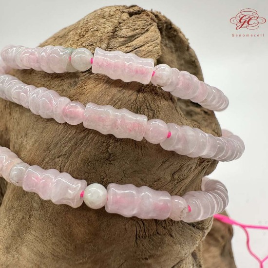 【肌容雪】天然緬甸A貨翡翠竹節珠多圈珠串鍊 編號1005