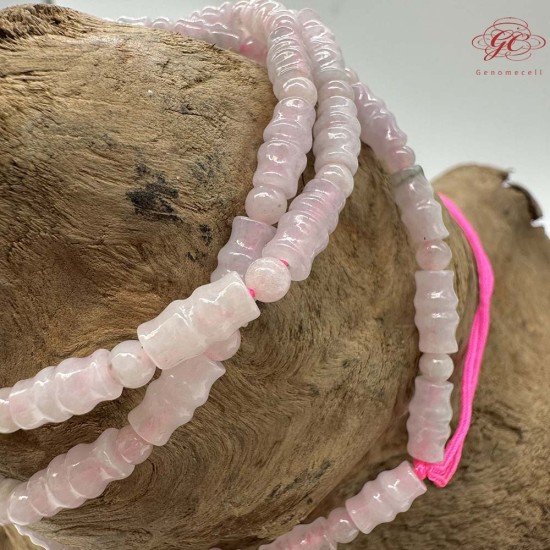 【肌容雪】天然緬甸A貨翡翠竹節珠多圈珠串鍊 編號1005