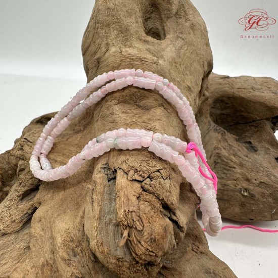 【肌容雪】天然緬甸A貨翡翠竹節珠多圈珠串鍊 編號1005