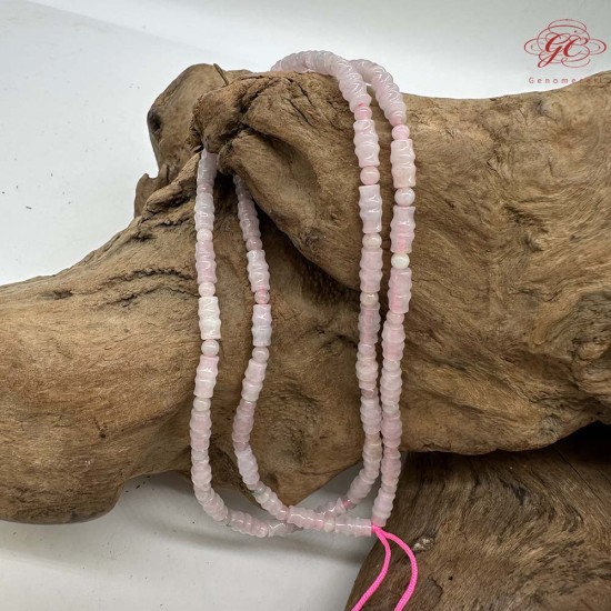 【肌容雪】天然緬甸A貨翡翠竹節珠多圈珠串鍊 編號1005