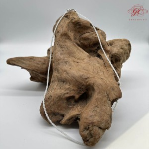 【肌容雪】天然緬甸A貨冰種翡翠白月光多圈珠串鍊 編號1023