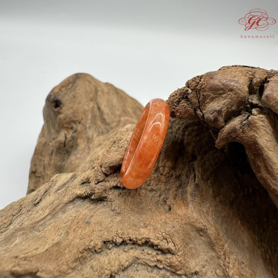 【肌容雪】天然緬甸A貨滿圈紅翡翠戒圈 編號1026(戒圍17.6mm#12號 )