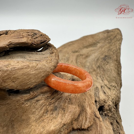 【肌容雪】天然緬甸A貨滿圈紅翡翠戒圈 編號1026(戒圍17.6mm#12號 )