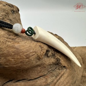 【肌容雪】天然美石猛瑪牙項鍊繩 編號B107