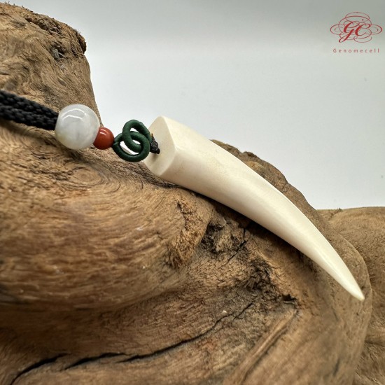 【肌容雪】天然美石猛瑪牙項鍊繩 編號B107