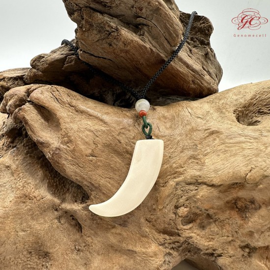 【肌容雪】天然美石猛瑪牙項鍊繩 編號B107