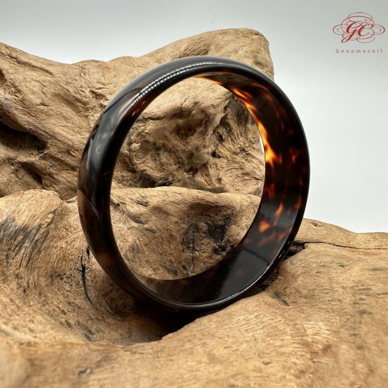 【肌容雪】天然美石玳瑁手鐲 編號B150(鐲圍59.4mm#18.5號)