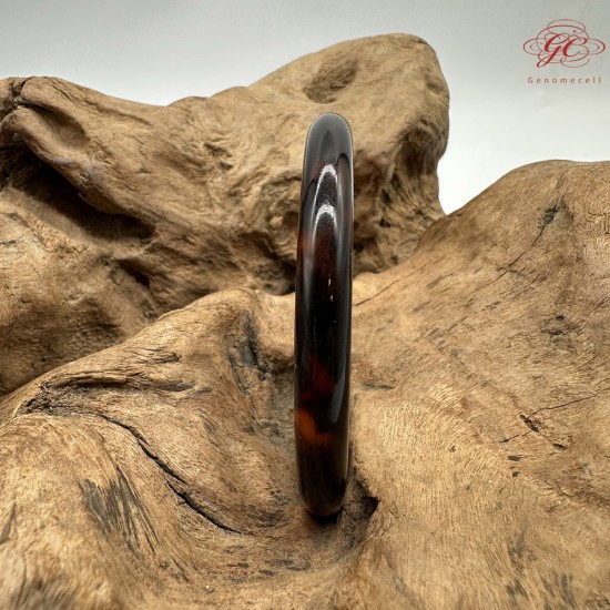 【肌容雪】天然美石玳玳手鐲 編號B161(鐲圍60.0mm#19號)