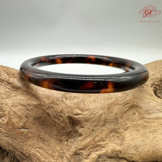 【肌容雪】天然美石玳玳手鐲 編號B161(鐲圍60.0mm#19號)