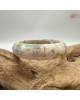 【肌容雪】天然美石蒂芬妮綠櫻花瑪瑙手鐲 編號B194(鐲圍56.1mm#17.5號)