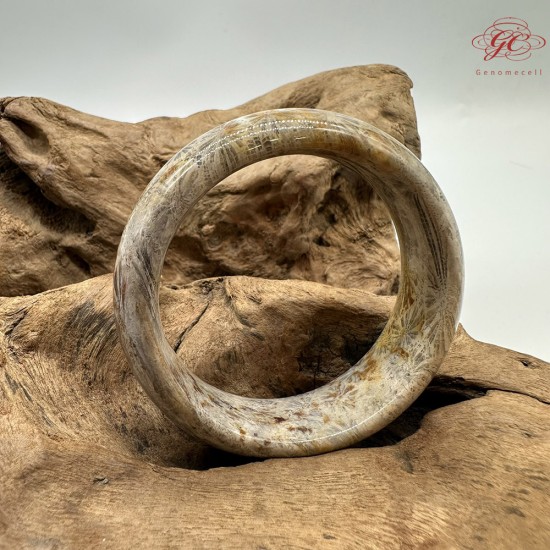 【肌容雪】天然美石珊瑚手鐲 編號B199(鐲圍54.8mm#17號)