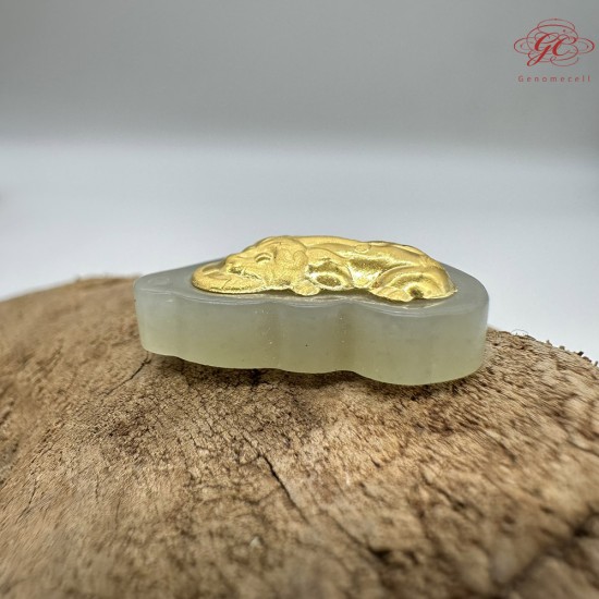 【肌容雪】天然美石和田玉貔貅造型吊墜 編號B206