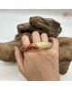 【肌容雪】天然美石紅塵緣胖圓條平安鐲 編號B209(鐲圍57.1mm#18號)附收納盒 【肌容雪】天然美石紅塵緣胖圓條平安鐲 編號B209(鐲圍57.1mm#18號)附收納盒