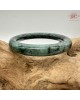 【肌容雪】天然美石深山墨翠圓條手鐲 編號B211(鐲圍56.8mm#18號)附收納盒 【肌容雪】天然美石深山墨翠圓條手鐲 編號B211(鐲圍56.8mm#18號)附收納盒