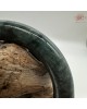 【肌容雪】天然美石深山墨翠圓條手鐲 編號B211(鐲圍56.8mm#18號)附收納盒 【肌容雪】天然美石深山墨翠圓條手鐲 編號B211(鐲圍56.8mm#18號)附收納盒