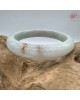 【肌容雪】天然三彩金紋美石胖圓條平安鐲 編號B212(鐲圍58.9mm#18.5號)附收納盒 【肌容雪】天然三彩金紋美石胖圓條平安鐲 編號B212(鐲圍58.9mm#18.5號)附收納盒