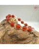 【肌容雪】紅瑪腦單圈手串 編號B216 【肌容雪】紅瑪腦單圈手串 編號B216