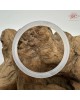 【肌容雪】天然美石白月光瑪瑙圓條手鐲 編號B219(鐲圍57.3mm#18號) 【肌容雪】天然美石白月光瑪瑙圓條手鐲 編號B219(鐲圍57.3mm#18號)