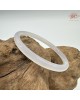 【肌容雪】天然美石白月光瑪瑙圓條手鐲 編號B219(鐲圍57.3mm#18號) 【肌容雪】天然美石白月光瑪瑙圓條手鐲 編號B219(鐲圍57.3mm#18號)