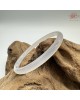 【肌容雪】天然美石白月光瑪瑙圓條手鐲 編號B219(鐲圍57.3mm#18號) 【肌容雪】天然美石白月光瑪瑙圓條手鐲 編號B219(鐲圍57.3mm#18號)