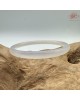 【肌容雪】天然美石白月光瑪瑙圓條手鐲 編號B219(鐲圍57.3mm#18號) 【肌容雪】天然美石白月光瑪瑙圓條手鐲 編號B219(鐲圍57.3mm#18號)