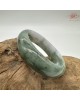 【肌容雪】天然美石糯種綠飄花平安鐲 編號B226(鐲圍50.2mm#16號) 【肌容雪】天然美石糯種綠飄花平安鐲 編號B226(鐲圍50.2mm#16號)