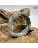【肌容雪】天然美石糯種綠飄花平安鐲 編號B226(鐲圍50.2mm#16號) 【肌容雪】天然美石糯種綠飄花平安鐲 編號B226(鐲圍50.2mm#16號)