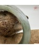 【肌容雪】天然美石糯種綠飄花平安鐲 編號B226(鐲圍50.2mm#16號) 【肌容雪】天然美石糯種綠飄花平安鐲 編號B226(鐲圍50.2mm#16號)