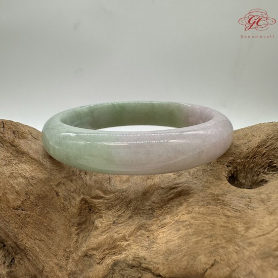 【肌容雪】天然美石春彩雙色平安鐲 編號B227(鐲圍56.7mm#18號) 【肌容雪】天然美石春彩雙色平安鐲 編號B227(鐲圍56.7mm#18號)