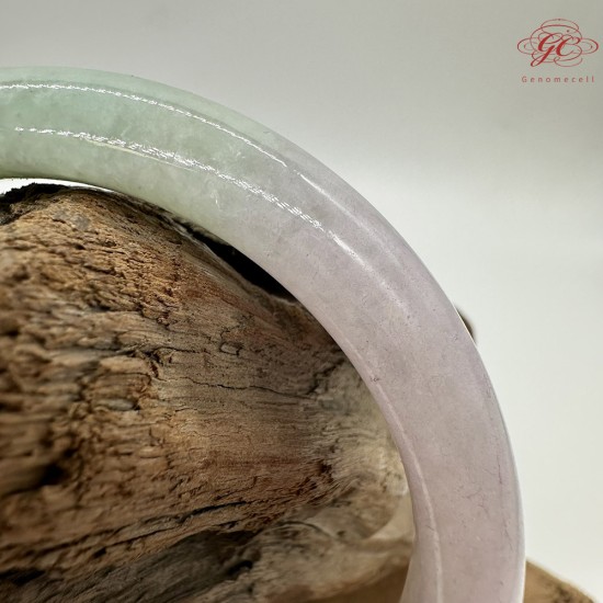【肌容雪】天然美石春彩雙色平安鐲 編號B227(鐲圍56.7mm#18號) 【肌容雪】天然美石春彩雙色平安鐲 編號B227(鐲圍56.7mm#18號)