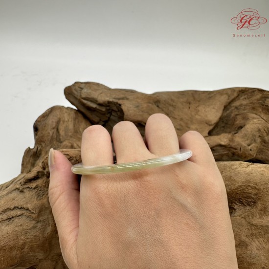 【肌容雪】天然美石粉底多彩叮噹鐲 編號B228(鐲圍54.7mm#17號) 【肌容雪】天然美石粉底多彩叮噹鐲 編號B228(鐲圍54.7mm#17號)