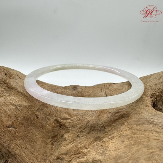 【肌容雪】天然美石冰春彩雙色叮噹鐲 編號B229(鐲圍56.6mm#18號) 【肌容雪】天然美石冰春彩雙色叮噹鐲 編號B229(鐲圍56.6mm#18號)