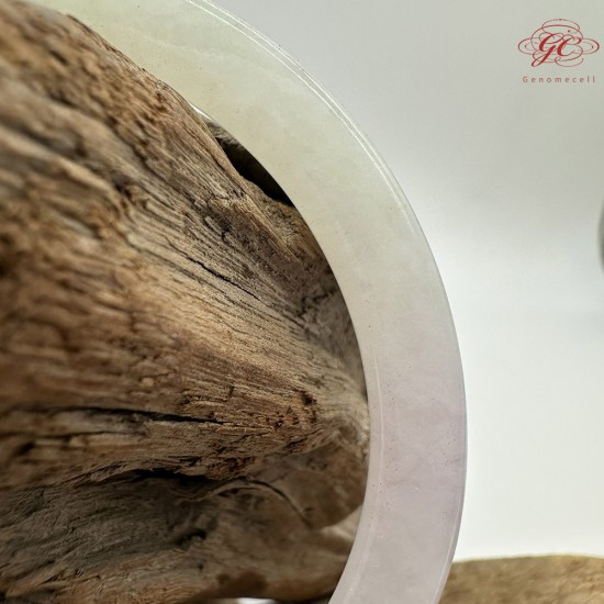 【肌容雪】天然美石冰春彩雙色叮噹鐲 編號B229(鐲圍56.6mm#18號) 【肌容雪】天然美石冰春彩雙色叮噹鐲 編號B229(鐲圍56.6mm#18號)