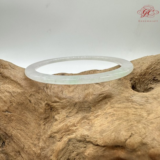 【肌容雪】天然美石冰春雙彩叮噹鐲 編號B231(鐲圍56.9mm#18號) 【肌容雪】天然美石冰春雙彩叮噹鐲 編號B231(鐲圍56.9mm#18號)