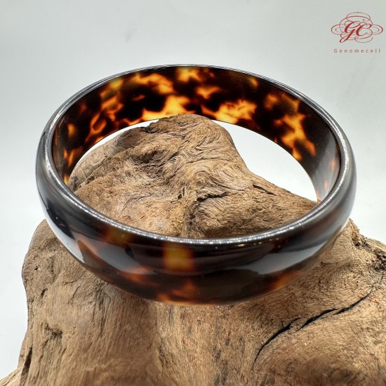 【肌容雪】天然美石玳瑁手鐲 編號B232(鐲圍61.2mm#19.5號)