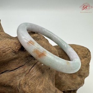 【肌容雪】天然美石福祿壽三色圓條手鐲 編號B233(鐲圍59.6mm#19號)