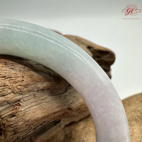 【肌容雪】天然美石福祿壽三色圓條手鐲 編號B233(鐲圍59.6mm#19號)