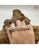 【肌容雪】天然美石春彩灑金圓條手鐲 編號B235(鐲圍54.2mm#17號) 【肌容雪】天然美石春彩灑金圓條手鐲 編號B235(鐲圍54.2mm#17號)