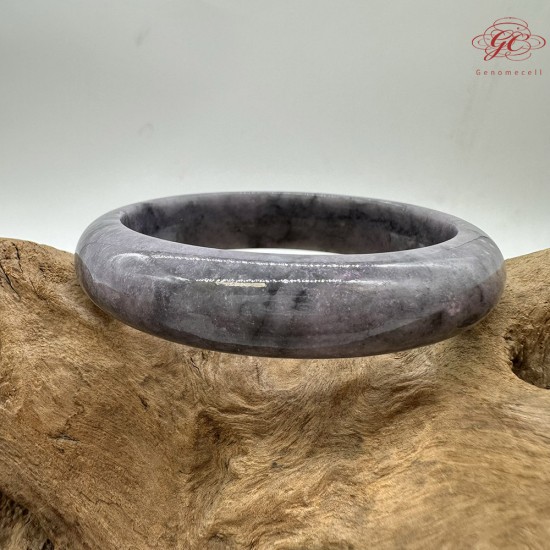【肌容雪】天然美石濃紫烏雞平安鐲 編號B236(鐲圍58.6mm#18.5號) 【肌容雪】天然美石濃紫烏雞平安鐲 編號B236(鐲圍58.6mm#18.5號)