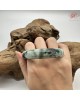 【肌容雪】天然美石綠飄花平安鐲 編號B239(鐲圍57.9mm#18號) 【肌容雪】天然美石綠飄花平安鐲 編號B239(鐲圍57.9mm#18號)