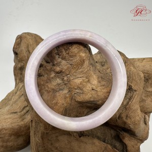【肌容雪】天然美石粉春平安鐲 編號B240(鐲圍58.3mm#18.5號)