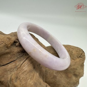 【肌容雪】天然美石粉春平安鐲 編號B240(鐲圍58.3mm#18.5號)