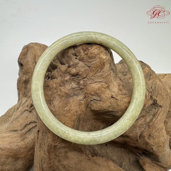 【肌容雪】天然美石青黃美人條手鐲 編號B241(鐲圍59.8mm#19號) 【肌容雪】天然美石青黃美人條手鐲 編號B241(鐲圍59.8mm#19號)
