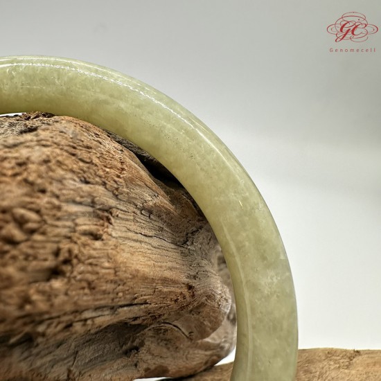 【肌容雪】天然美石青黃美人條手鐲 編號B241(鐲圍59.8mm#19號) 【肌容雪】天然美石青黃美人條手鐲 編號B241(鐲圍59.8mm#19號)